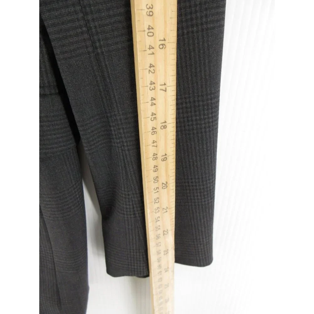 Theory Sport Coat 36 Blazer Wool Blend Glen Plaid Jacket Classic *